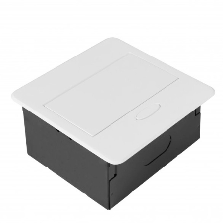 Priza incorporabila in blat Avaro, cu o priza Schuko si port incarcare USB A+C, finisaj alb [1]
