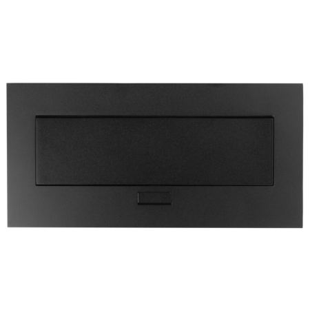 Priză încorporabilă în blat GTV, 2 prize Schuko, USB A + C, negru, 265 x130 mm [1]