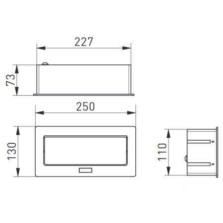 Priza incorporabila in blat Soft, cu 2 prize Schuko si 2 porturi incarcare USB tip A+C, finisaj alb [1]
