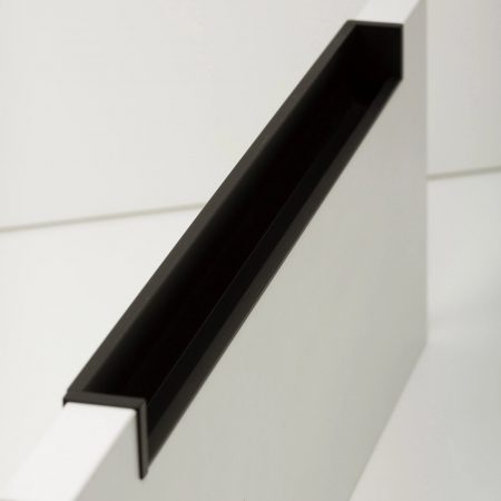 Profil maner Hexxa, finisaj negru mat, L:3000 mm [4]