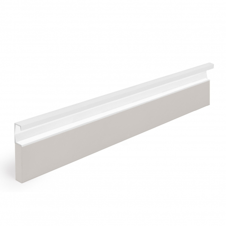 Profil maner pentru mobila Six, finisaj alb mat texturat, L:3000 mm [5]