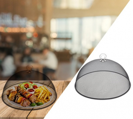 Protectie platou alimente, finisaj negru mat, Ø:35 cm [1]