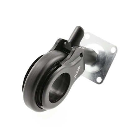 Rotilă pentru mobilă Strada GTV, cu frână, neagră, D:60 mm [1]