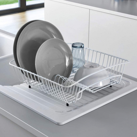 Scurgator de vase Big 40 cu picioruse antiderapante, finisaj alb [2]