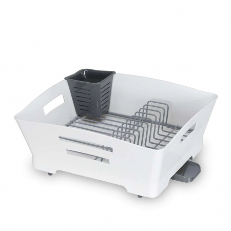 Scurgator de vase cu suport tacamuri detasabil, alb cu gri, Pelikan 31500 [0]