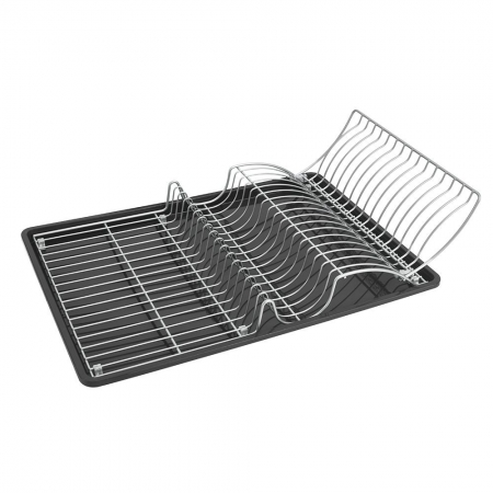 Scurgatoare pentru vase si ustensile - Scurgator de vase Wingtex negru 50 x 31 x 11 cm