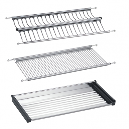 Scurgator din otel inoxidabil pentru vase montabil in dulap de bucatarie cu dimensiune de 1000 mm [1]