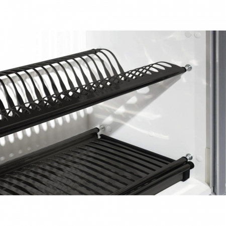 Scurgator pentru vase, montabil in dulap de bucatarie cu dimensiune de 600 mm, finisaj negru [2]