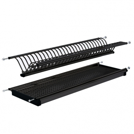 Scurgator pentru vase, montabil in dulap de bucatarie cu dimensiune de 600 mm, finisaj negru [6]