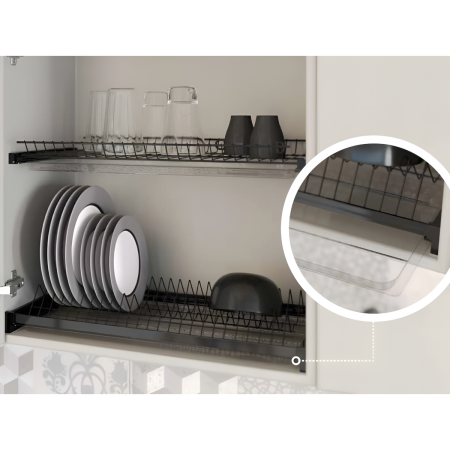 Scurgator pentru vase Variant 3, montabil in dulap de bucatarie cu dimensiune exterioara de 700 mm [2]