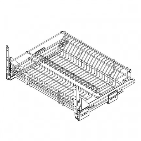 Scurgator vase Variant Multi tip sertar pentru latime exterioara corp 600 mm, cu ghidaje incluse [2]