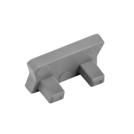 Set 10 capace laterale pentru profil LED aplicat GLAX Mini GTV, gri [2]
