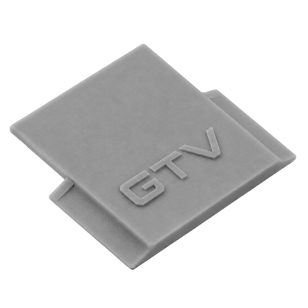 Set 10 capace laterale pentru profil LED încastrat Glax GTV, gri [1]