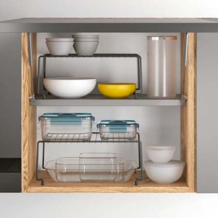 Set 2 etajere suprapuse pentru depozitare si organizare Level 2 Lava, 32*23*14 cm [2]