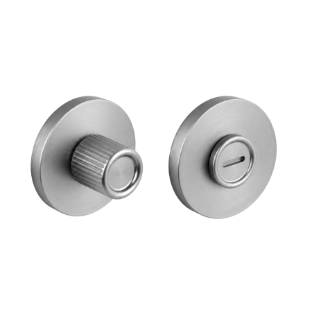 Mânere ușă baie - Set 2 rozete rotunde pentru ușă de baie Boto Viefe, oțel inoxidabil, D:55 mm