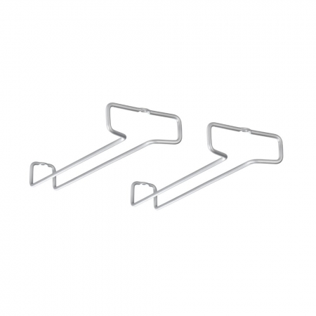 Set 2 suporturi pentru pahare Rail 26x4x11 cm, gri [1]