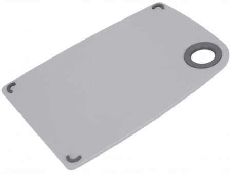 Set 2 tocatoare din plastic antiderapante S, M, cu suport, gri [6]