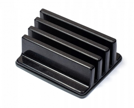 Set 2 tocatoare Vegana S, M, cu suport, negru cosmos [7]