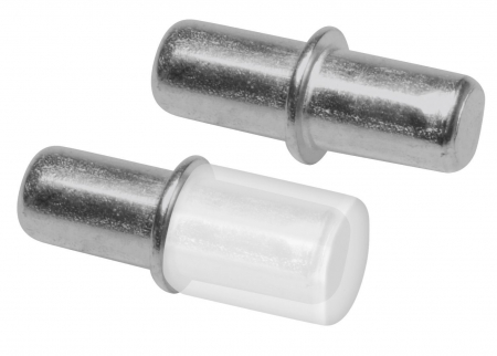 Set 20 suporturi polita cu guler si protectie silicon, finisaj crom lucios GT, L:16 mm [1]