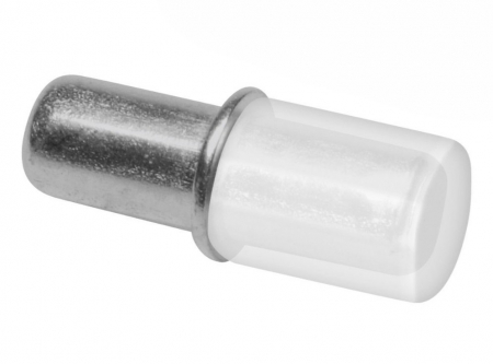 Console si suporturi rafturi - Set 20 suporturi polita cu guler si protectie silicon, finisaj crom lucios GT, L:16 mm