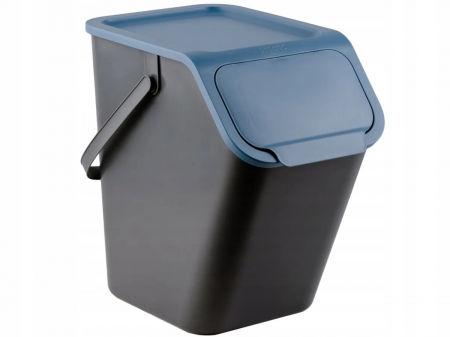 Set 3 cosuri reciclare gunoi Bini, cu manere si capace colorate [7]