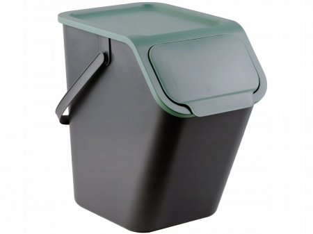 Set 3 cosuri reciclare gunoi Bini, cu manere si capace colorate [8]