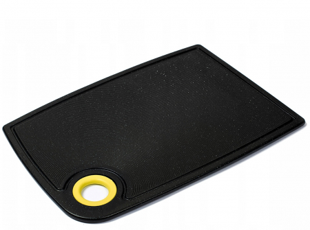 Set 3 tocatoare din plastic antiderapante S, M, L, cu suport, negru cosmos [1]