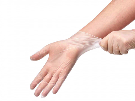 Accesorii diverse - Set 30 manusi nitril marimea M, transparent