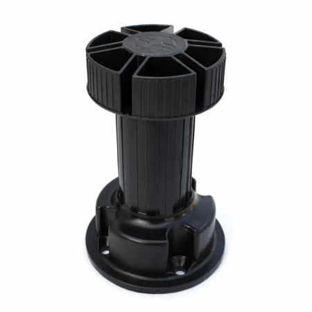Set 300 picioare cilindrice negre H:100 mm pentru mobilier [1]