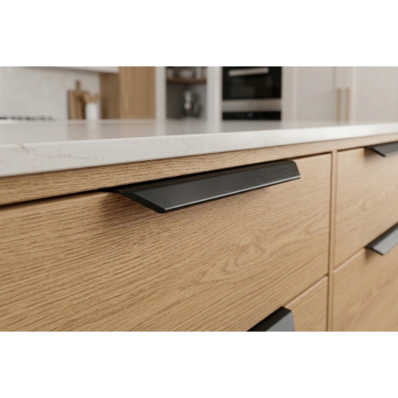 Set 50 bucati manere pentru mobilier Vann, negru mat, L: 200 mm [2]