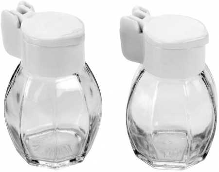Set dozatoare sticla sare/piper capac plastic [1]