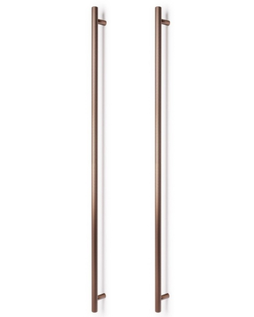 FERONERIE SI ACCESORII USI - Set manere spatiale double Boto Big, finisaj bronz periat, L:1122 mm