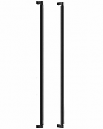 Manere spatiale - Set manere spatiale double Brooklyn Big, finisaj negru periat, L:1074 mm