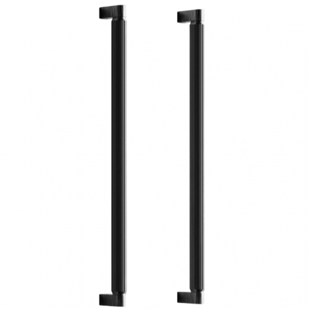 Manere spatiale - Set manere spatiale double Brooklyn Big, finisaj negru periat, L:466 mm