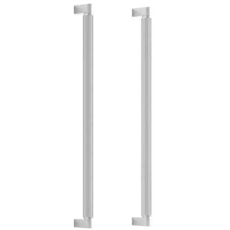 Manere spatiale - Set manere spatiale double Brooklyn Big, finisaj nichel lucios, L:466 mm