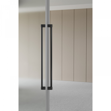 Set manere spatiale double Casey Big, finisaj negru lava texturat / negru mat, L:768 mm [3]