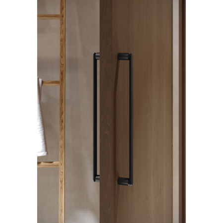 Set manere spatiale double Fase Big, finisaj negru periat, L:348 mm [4]