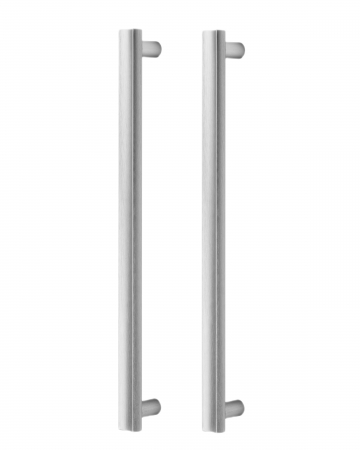 Manere spatiale - Set manere spatiale double Moon Big, finisaj otel inoxidabil, L:424 mm