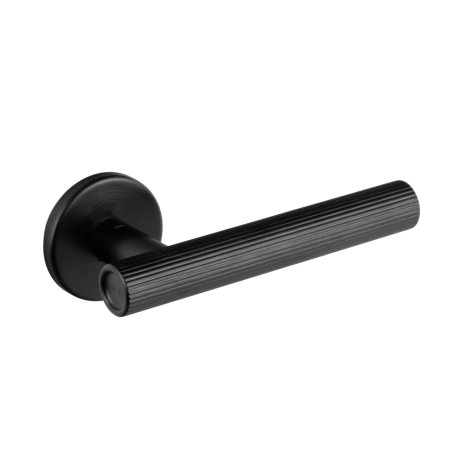 Mânere ușă cameră - Set mânere ușă interior Boto Viefe, negru periat