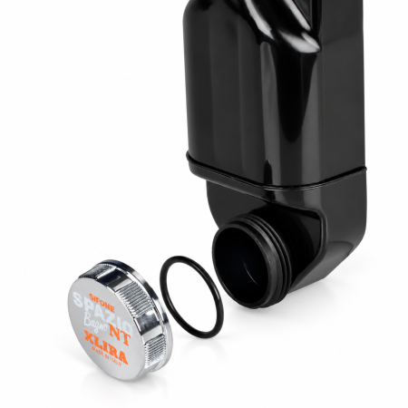 Sifon pentru lavoar Lira Spazio Bagno NT, negru, Ø32-40 mm [2]