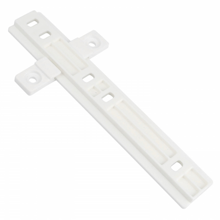 Accesorii diverse - Sina balama pentru mobila cu frigider incastrat, alba, 150x26 mm