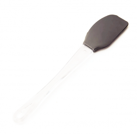 Accesorii pentru gatit - Spatula din silicon pentru bucatarie, gri, 0.7×4.8×24.8 cm