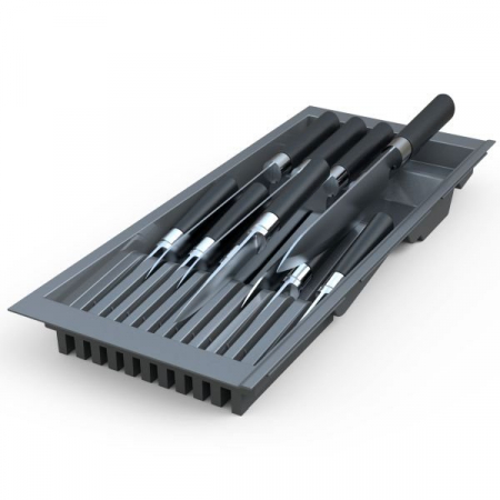 Suport cutite modular, gri antracit, 480 x 207 mm [1]
