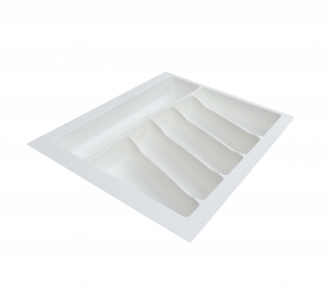 Suport organizare tacamuri, alb, pentru latime corp 450 mm [0]