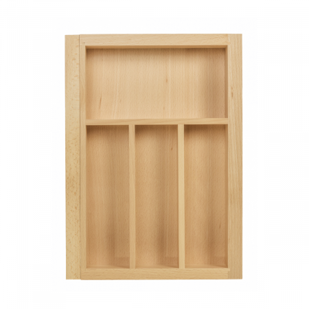Suport organizare tacamuri Customi, extensibil 400-600 mm, pentru latime exterioara corp 450 mm, fag [1]
