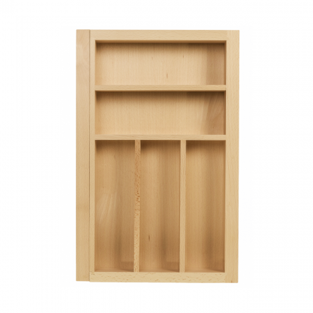 Suport organizare tacamuri Customi, extensibil 400-600 mm, pentru latime exterioara corp 500 mm, fag [1]