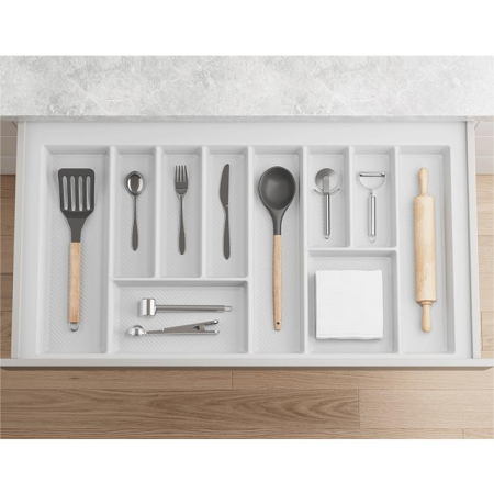 Suport organizare tacamuri Max, alb, pentru latime exterioara corp 900 mm [1]