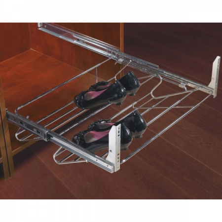 Suport pantofi pentru dressing extensibil pe latime 500-800 mm, crom lucios [1]