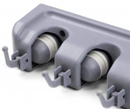 Suport pentru maturi si mop 8938821, gri, 330x62 mm [4]