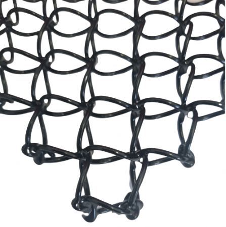 Suport pentru oale fierbinti Onda Epoxy negru 18x18 cm [3]